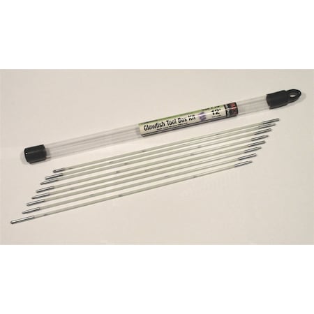 Bes Manufacturing Glowfish II 12ft Kit- 5/32" (8-18" rods, tips, J-hook, Ballchain) GLF718